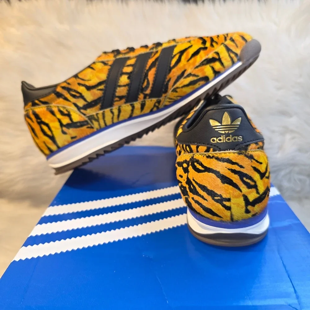 adidas SL 72 OG Women's 5.5 Tiger Print Cow Fur KH8812 NIB